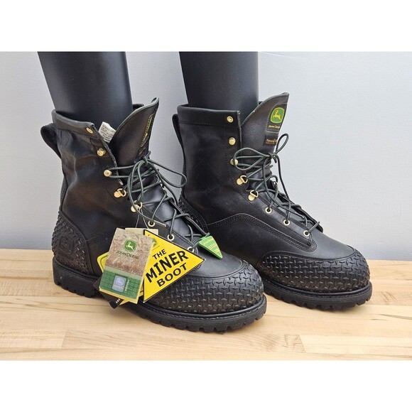 NEW John Deere 13 WIDE Men’s MINER Boots Insulated Steel Toe WORK Waterproof 13W main image 14
